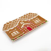 Gingerbread House Bow Serving Platter