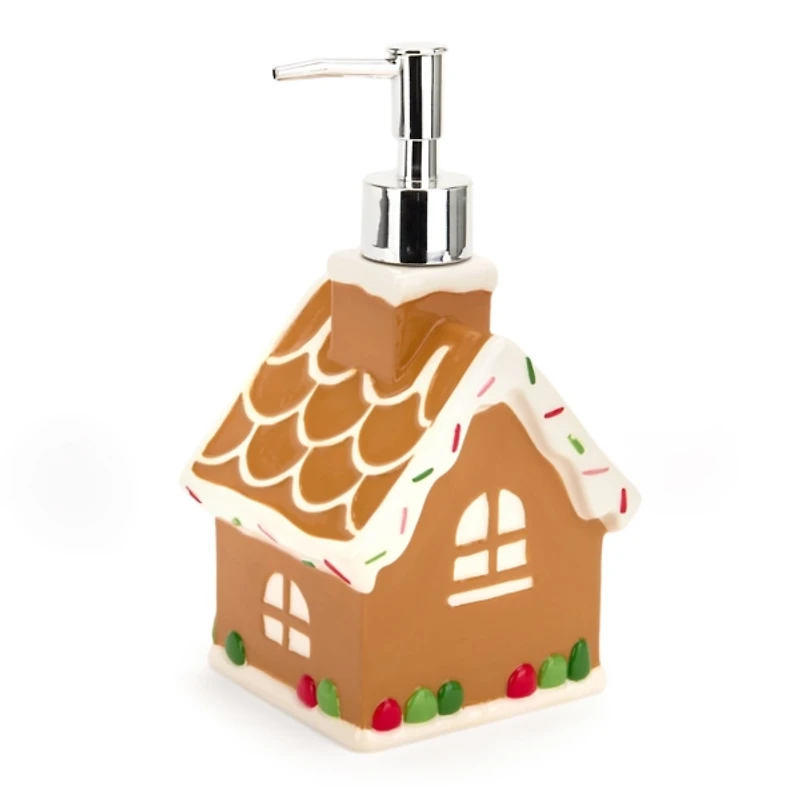 Gingerbread House Soap Pump
