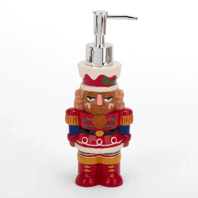 Jolly Nutcracker Soap Pump