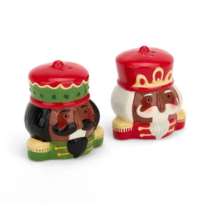 Jolly Nutcracker Salt and Pepper Shaker Set