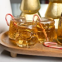 Figural Christmas Tree Drinking Glass