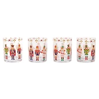 Jolly Nutcracker Old Fashioned Glasses, Set of 4