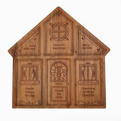 Cheeky Gingerbread House Serving Board