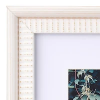 White Grooved Edge Collage Frame