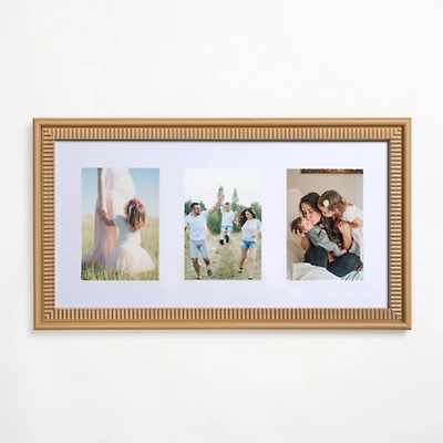 Natural Grooved Edge Collage Frame