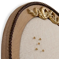 Round Bow Floral Print Pinboard