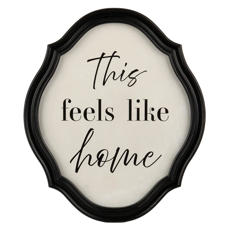 Feels Like Home Oval Wall Plaque