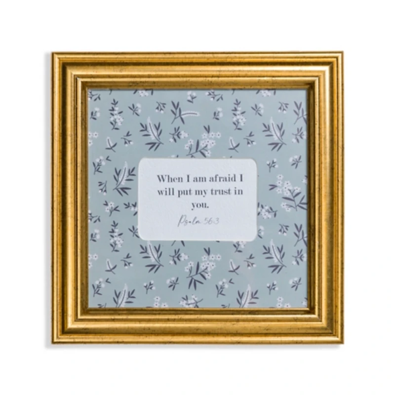 Trust in You Framed Wall Plaque