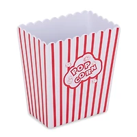 Red and White Popcorn Bucket, 8 in.