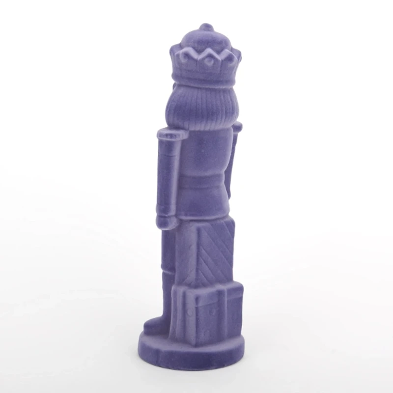 Purple Velvet Nutcracker Figurine, 10.75 in.