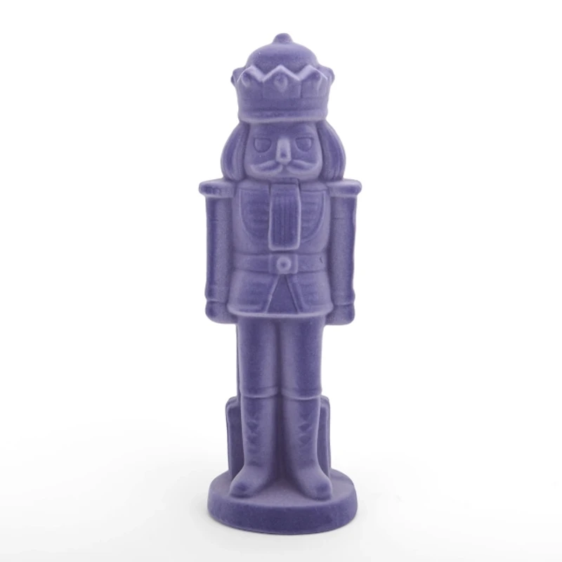 Purple Velvet Nutcracker Figurine, 10.75 in.