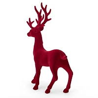 Merlot Velvet Standing Deer Figurine