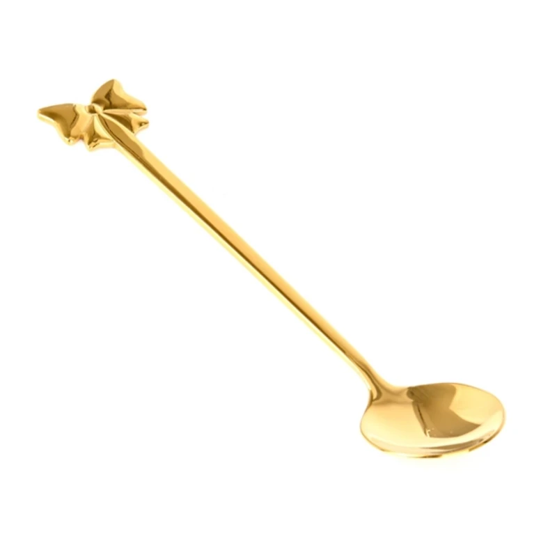 Gold Bow Spoons, Set of 6