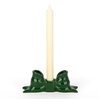 Bow Ceramic Taper Candle Holder