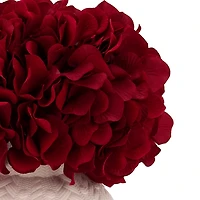 Red Hydrangea Christmas Arrangement