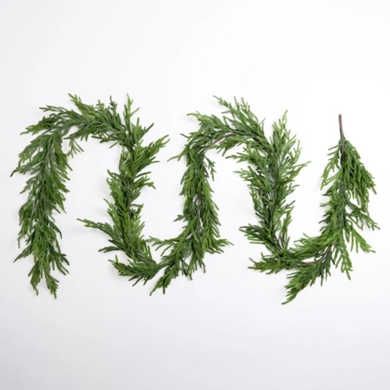 Norfolk Pine Natural Touch Garland, 15 ft.