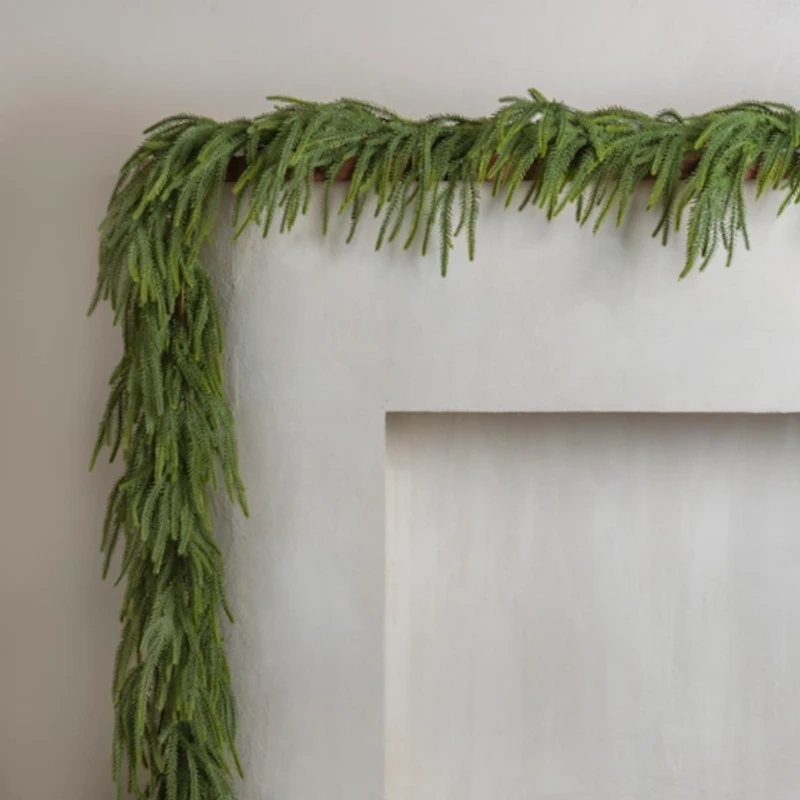 Norfolk Pine Natural Touch Garland, 15 ft.
