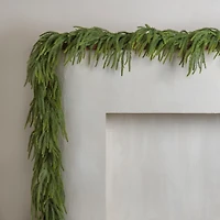 Norfolk Pine Natural Touch Garland, 15 ft.