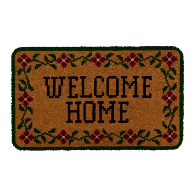 Welcome Home Cross Stitch Coir Doormat
