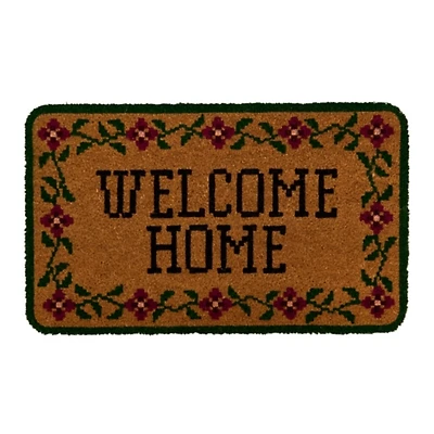 Welcome Home Cross Stitch Coir Doormat