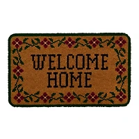 Welcome Home Cross Stitch Coir Doormat