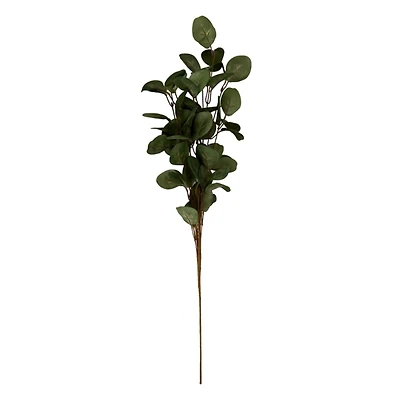 Dark Green Foam Eucalyptus Stem