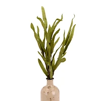 Dark Green Foam Leaves Stem