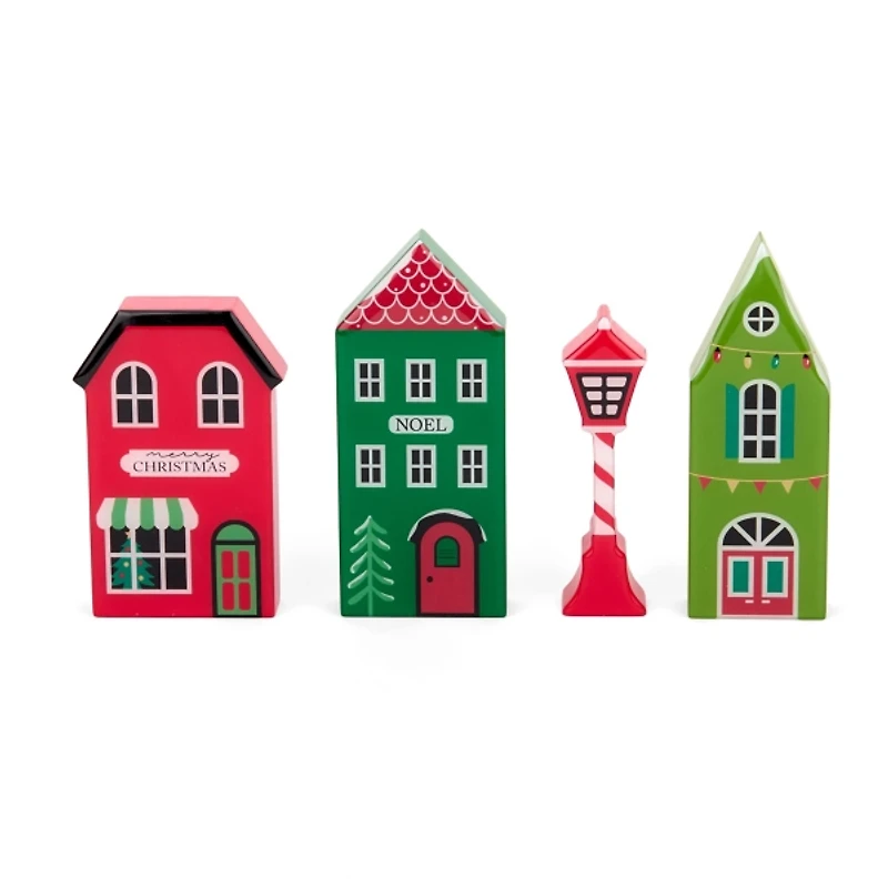 Christmas Village 4-pc. Set