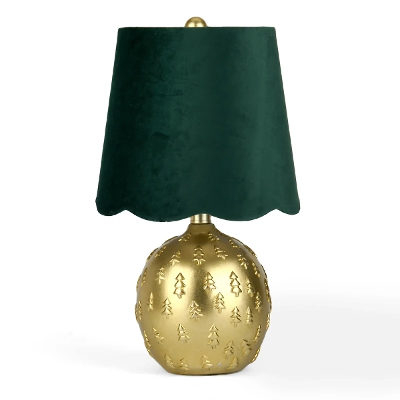 Gold Christmas Tree Table Lamp