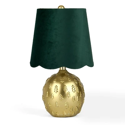Gold Christmas Tree Table Lamp