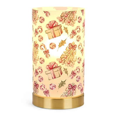 Christmas Candy Canes Glass Uplight