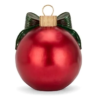Red & Green Monogram K Christmas Ornament Statue
