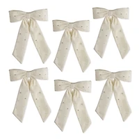 Velvet Diamond Bow Ornaments