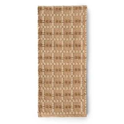 Natural Textured Woven Table Runner
