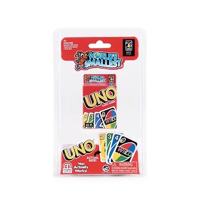 Worlds Smallest UNO Card Game