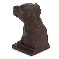 Brown Lab Resin Bookend