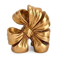 Gold Bow Resin Bookend