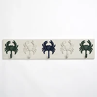 Wood and Metal Crab Wall Hooks