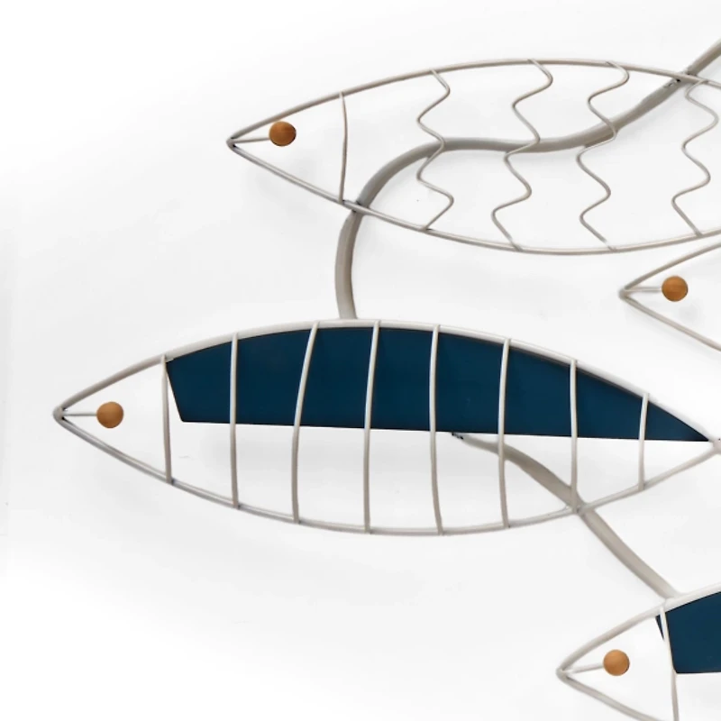 School of Fish Coastal Wall Plaque