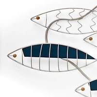 School of Fish Coastal Wall Plaque