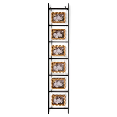Wavy Frame Wood Collage Ladder
