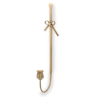 Gold Dainty Bow Taper Candle Wall Sconce