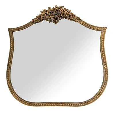 Bronze Derose Metal Shield Wall Mirror