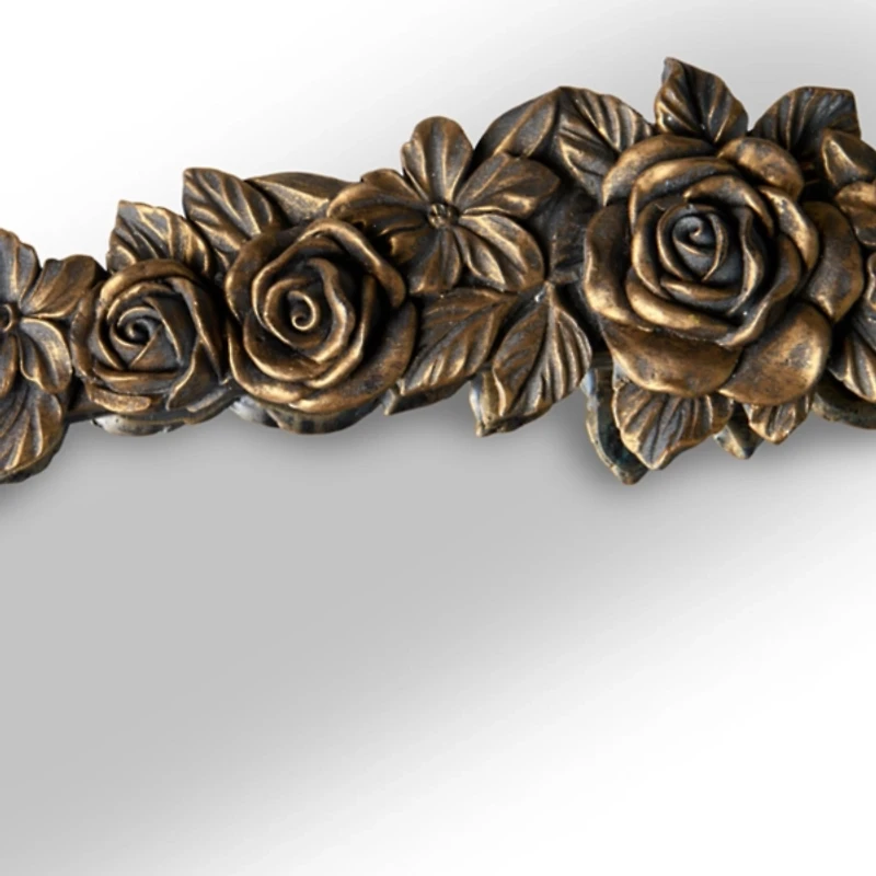 Bronze Derose Metal Arch Leaner Mirror