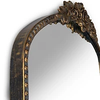 Bronze Derose Metal Arch Leaner Mirror