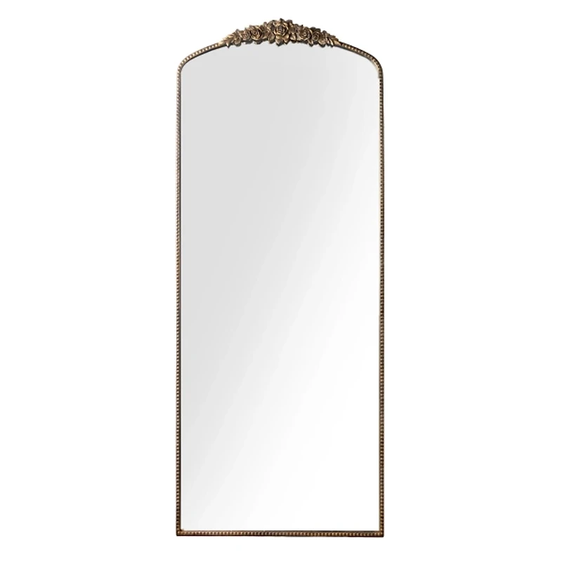 Bronze Derose Metal Arch Leaner Mirror