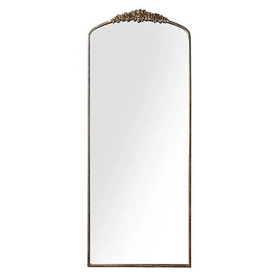 Bronze Derose Metal Arch Leaner Mirror