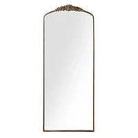 Bronze Derose Metal Arch Leaner Mirror