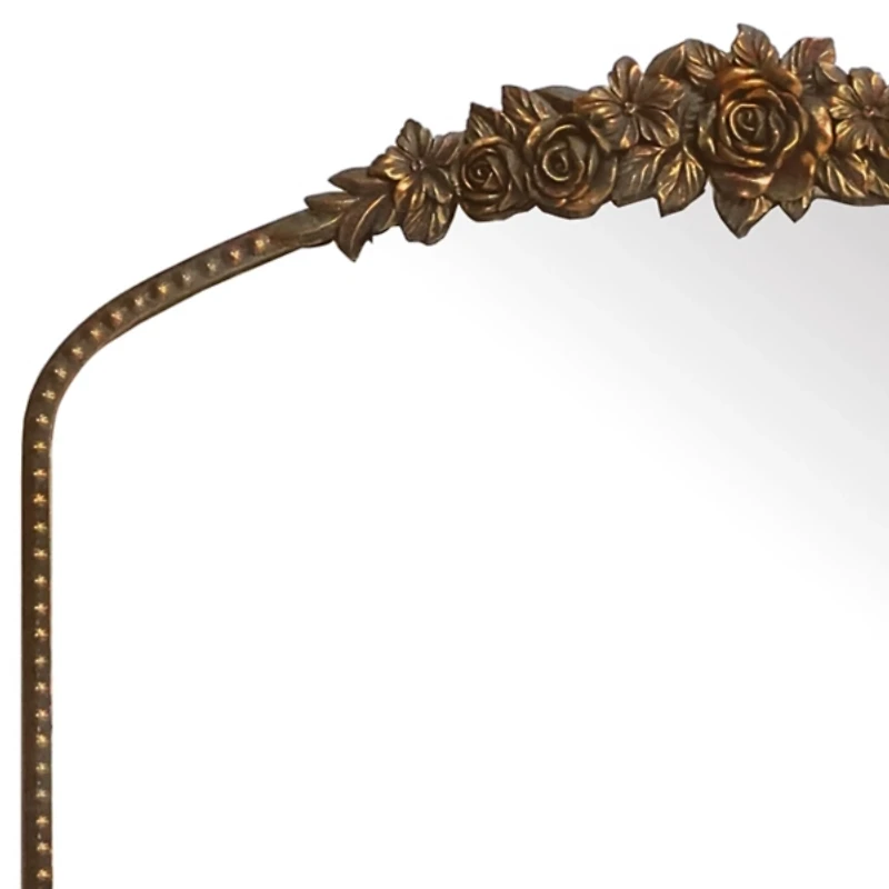 Bronze Derose Metal Arch Wall Mirror