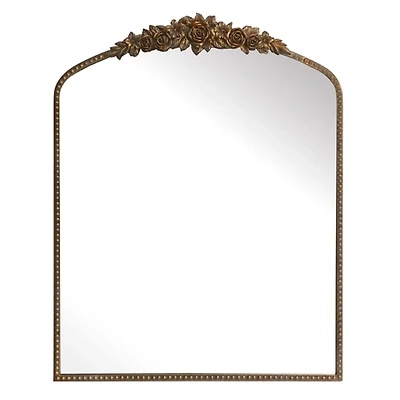 Bronze Derose Metal Arch Wall Mirror